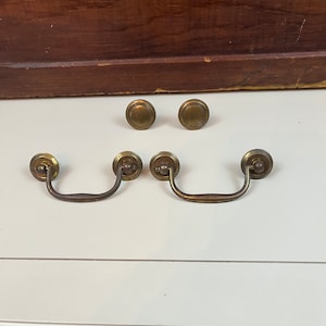 Vintage "Satin Nickel"  Liberty Drawer pulls 3" center to center lots of patina Sold Individually