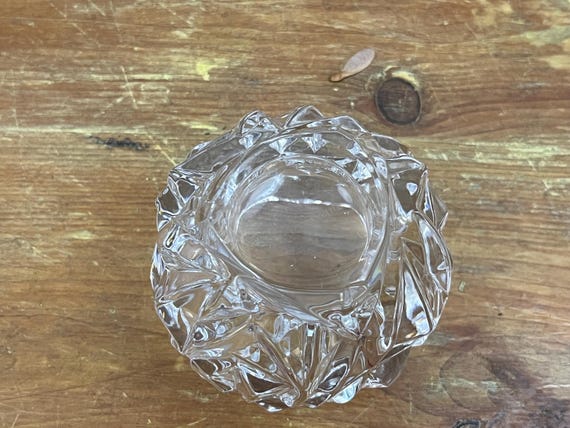 ティファニー　TIFFANY　クリスタル　キャンドルホルダー 送料無料】ティファニークリスタルキャンドルホルダー /お茶の