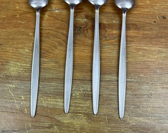 Vintage Stainless Steel Ice Tea Spoons Japan Made Set of 4 - Etsy