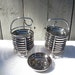 Silver Coasters, 1960s Soldier Mercury Glass Coaster set, Vitreon Queens Kimiko, Mid Century Roman head coasters and holder set of 8.