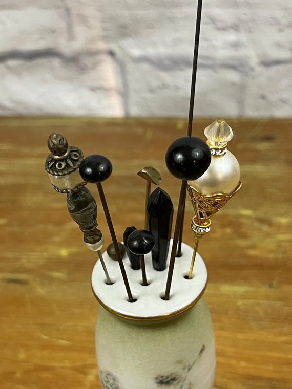 Antique hat pin holders hotsell
