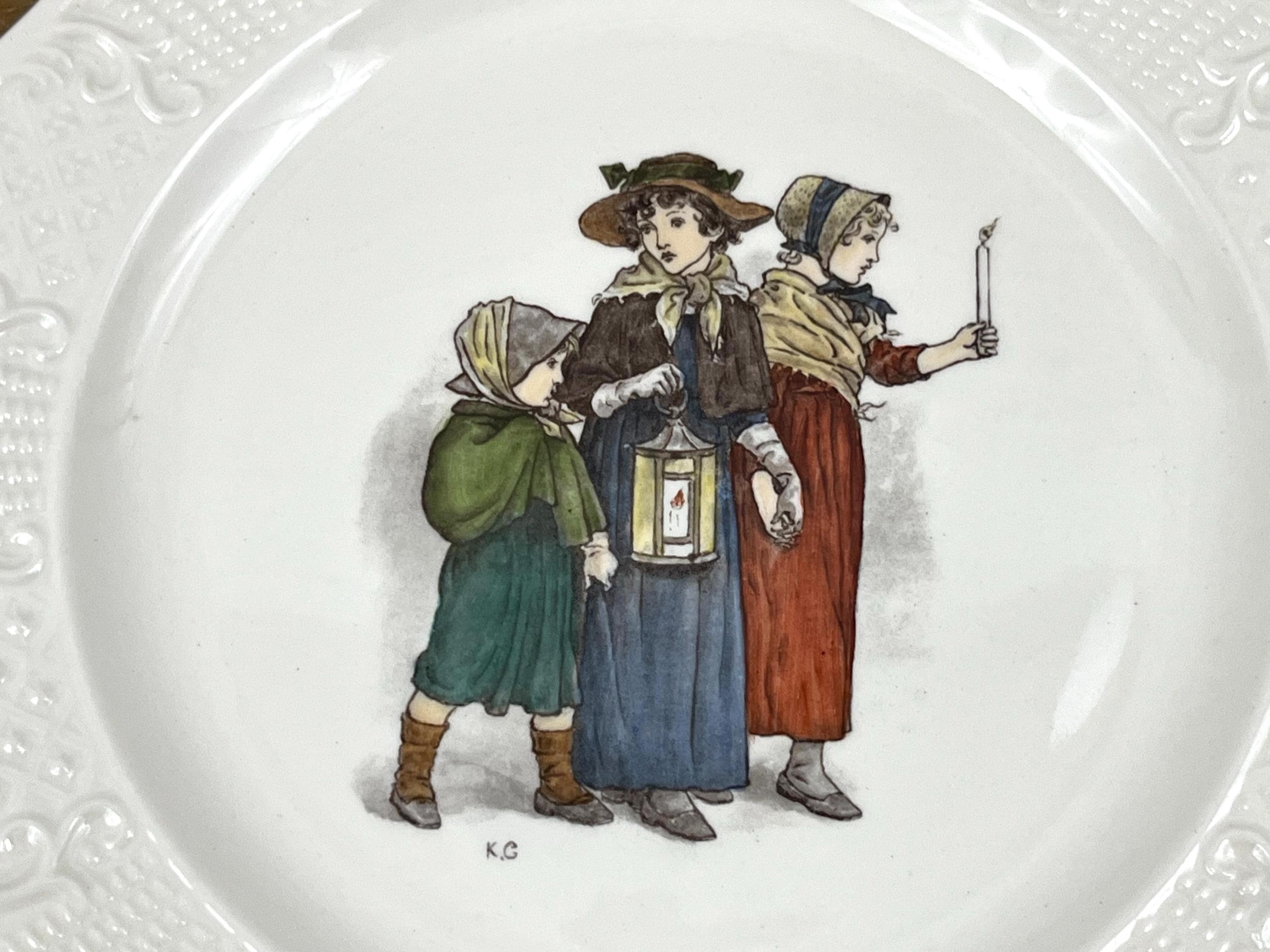 Kate Greenaway Plate - Etsy