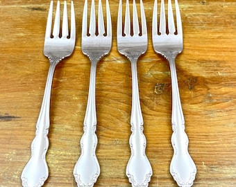 Vintage "Dover" pattern Stainless Flatware Sold in Sets Oneida Heirloom Spoons or Forks See drop down menu
