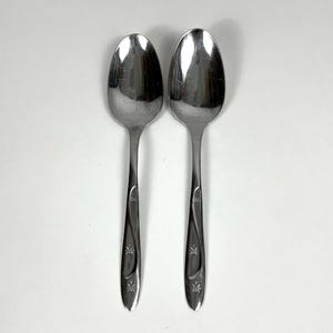 Vintage "American Star" Stainless Spoons Flatware Mid Century Atomic Tableware Sold In sets