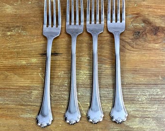 Vintage Midtown Oneida Flatware Dinner forks Salad Forks Place Spoons Teaspoons Serving Fork Spoon Sold in Sets