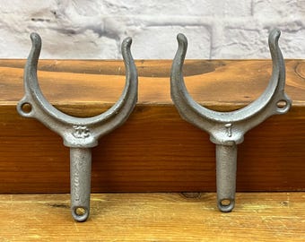 Vintage Pair of Oar Locks "Wilcox Crittenden" brand Rowing Apparatus Beach House Boat House Rowing Crew Decor Repurpose Upcycled Hardware