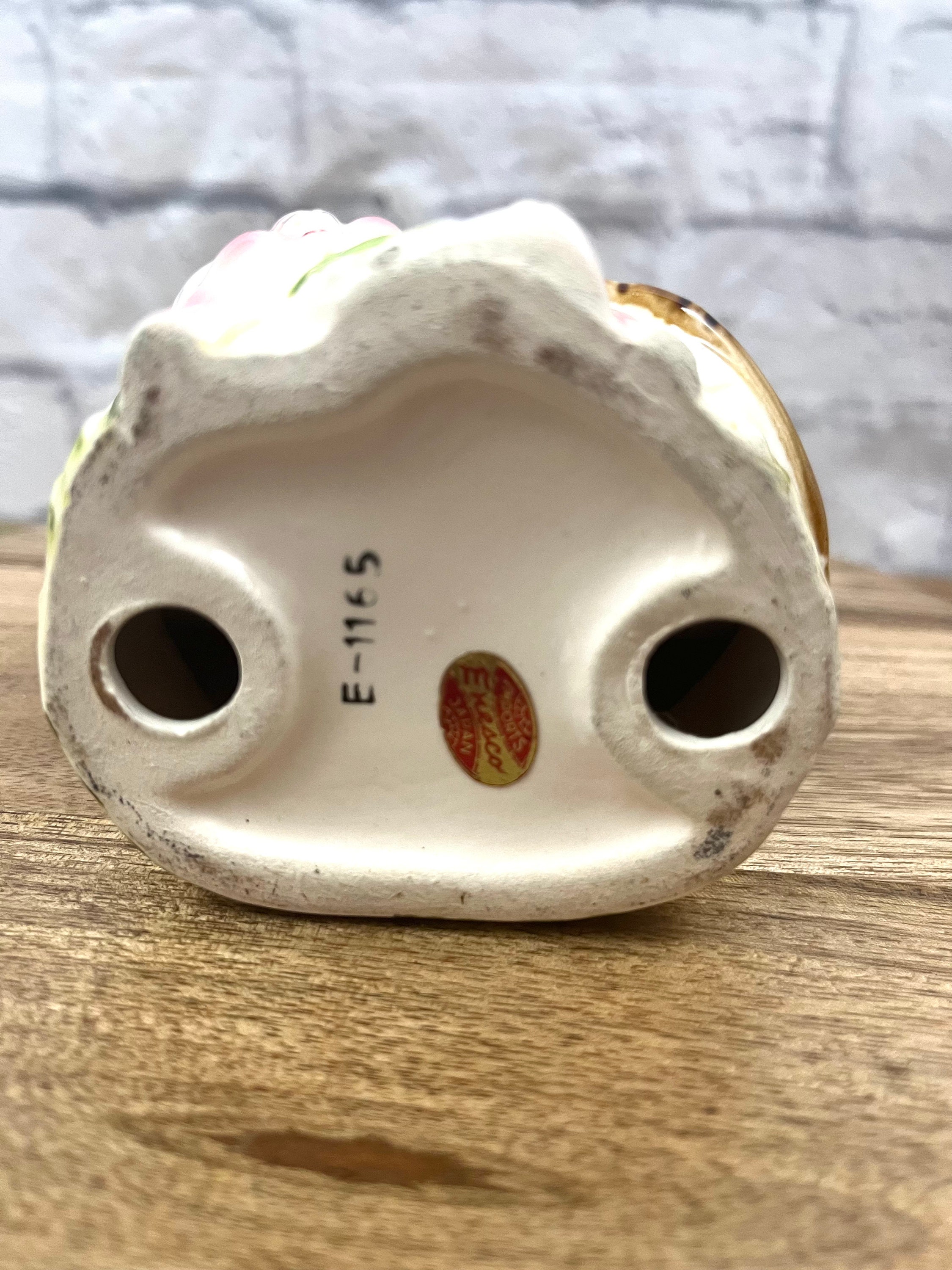 エネスコ社　ナプキンホルダー　ネズミ　マウス　陶器　アンティーク　ビンテージ ヴィンテージ マウス ナプキンホルダー エネスコ E-1165 キッチュ