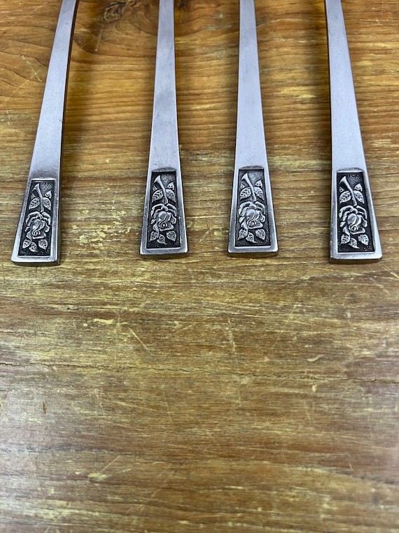 Towle ian 純銀カクテルフォーク Amazon.com: Towle Beaded Antique 18/10 Stainless Steel