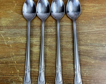Juego de 4 cucharas para té helado de acero inoxidable hechas a medida de la marca NOS de Taiwán