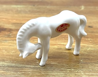 Vintage Shiken Japan Bone China White Horse Figurine ***Choose one Horse , 4 Different Styles