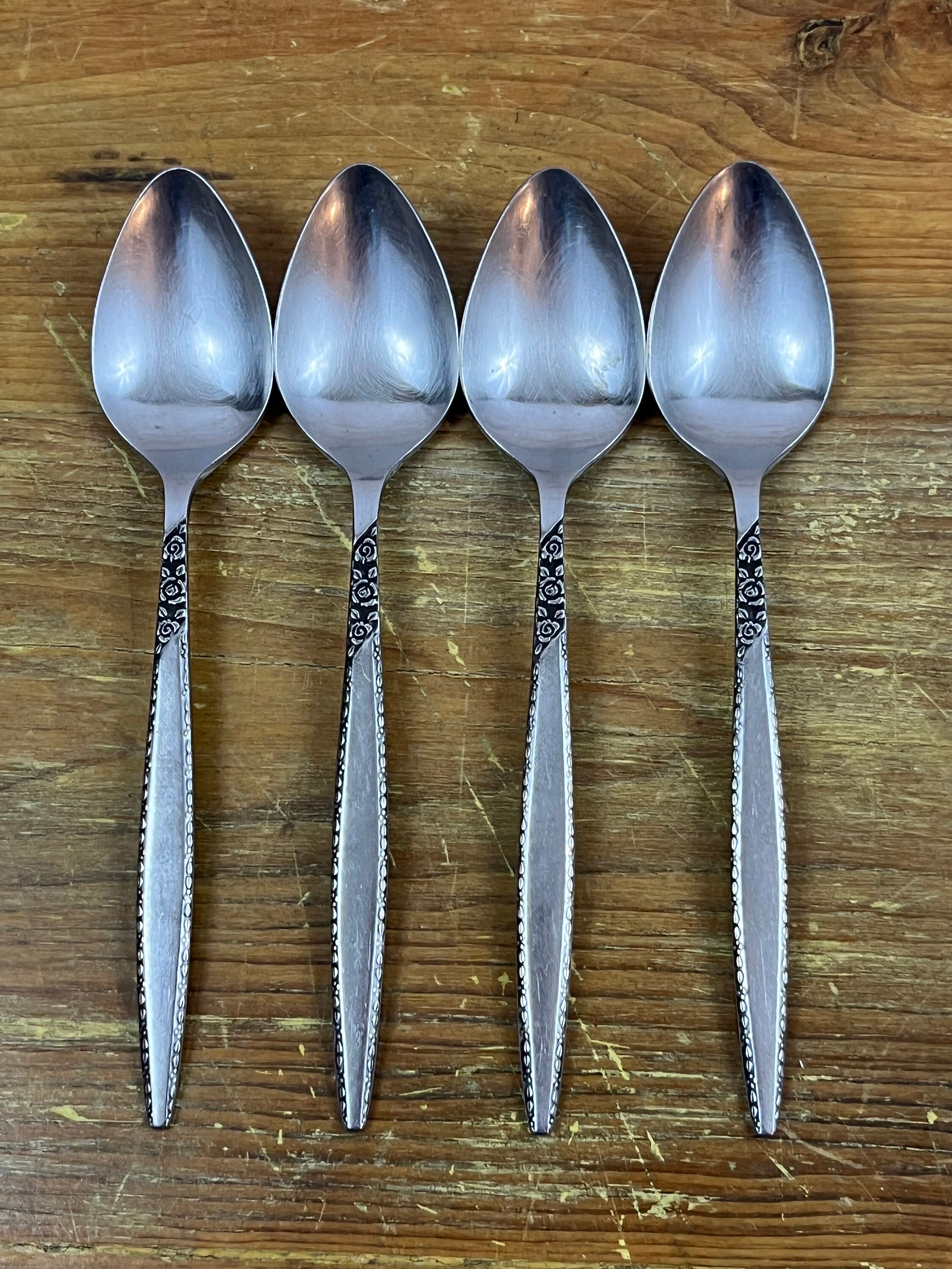 6 Cucharas De Cena Orleans CHERIE De Acero Inoxidable Con