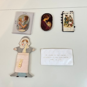 Vintage Werbung Pin Karten und Faden Etuis Prudentielle Versicherung Pin Karte Hawaiianisches Muster Faden Etui