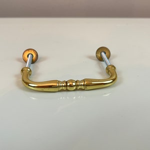 Vintage Baldwin Colonial Solid Brass Drawer Pulls 3 inch pulls Sold individually