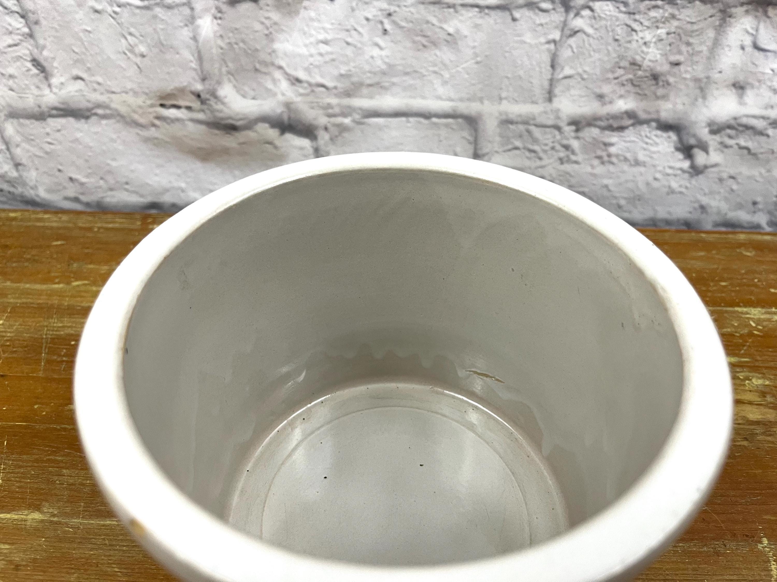 ヴィンテージ ストーンウェア グレーブルー シュガージャー 調理器具