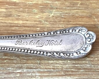 Antique Berkley Hotel Spoon Gorham Electro plate Boston Massachusetts