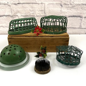 Vintage Metal Flower Frogs Various sizes sold individually perfect for DIY flower arranging events weddings showers events Garden Decor