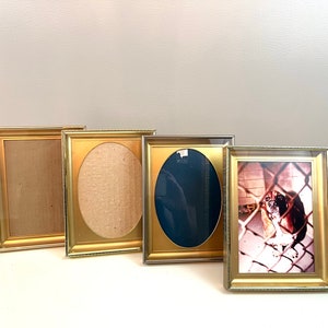 Vintage picture frames, gold picture frame Wedding couple frame Family portrait style picture frame 6 x 8 inch inside frame Sold Singly