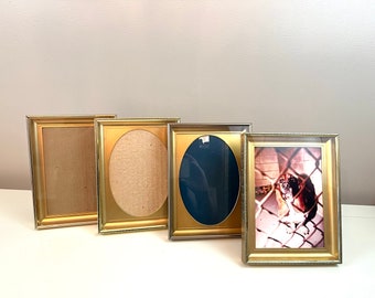 Vintage picture frames, gold picture frame Wedding couple frame Family portrait style picture frame 6 x 8 inch inside frame Sold Singly