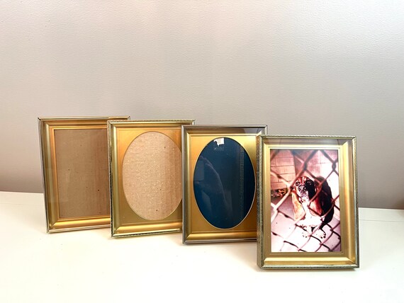 Vintage picture frames, gold picture frame Wedding couple frame Family portrait style picture frame 6 x 8 inch inside frame Sold Singly