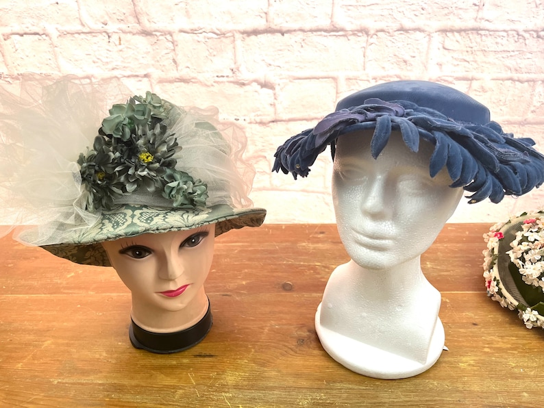 Fun 50s Hats Kentucky Derby Days Tea Party Halloween Costumes Fun Bunko Hat themed part parties Ladies Luncheons Sold Individually zdjęcie 9