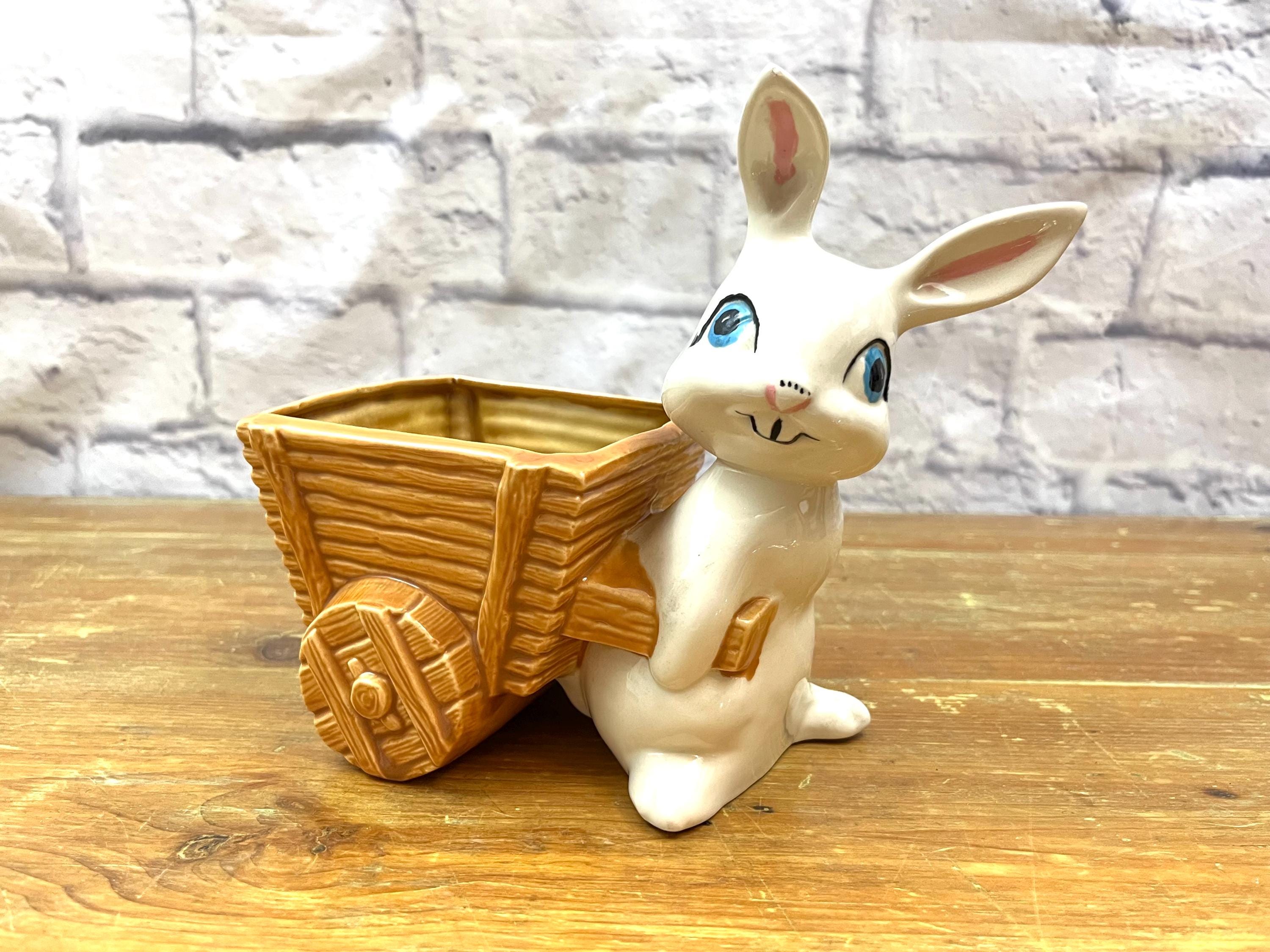 70s Ceramic Bunny - Etsy