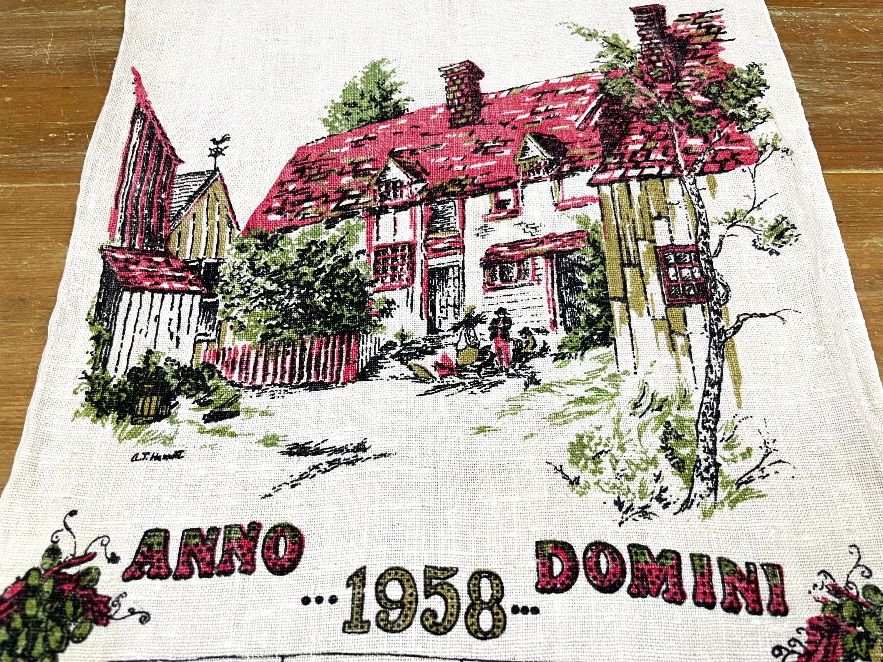 Calendar 1958 - Etsy