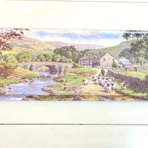 Vintage Melamaster Tray Pastoral Scene Drink Tray Great Brittan
