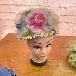 Fun 50s Hats Kentucky Derby Days Tea Party Halloween Costumes Fun Bunko Hat themed part parties Ladies Luncheons Sold Individually zdjęcie 2