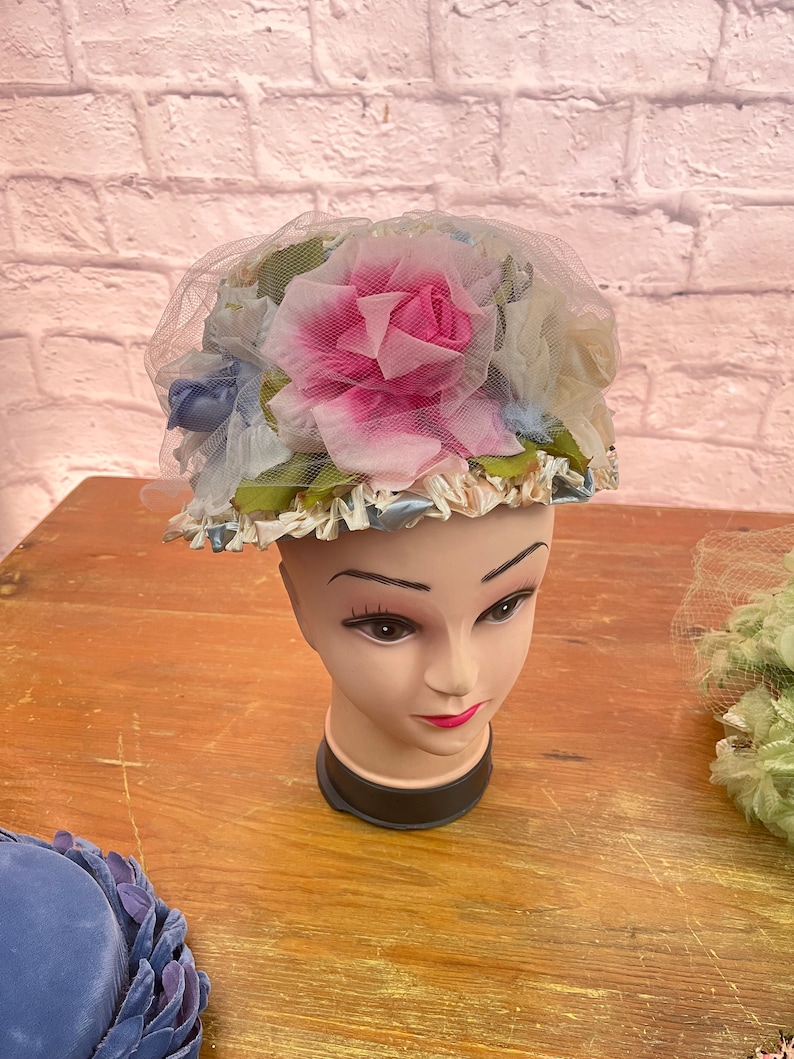 Fun 50s Hats Kentucky Derby Days Tea Party Halloween Costumes Fun Bunko Hat themed part parties Ladies Luncheons Sold Individually zdjęcie 2