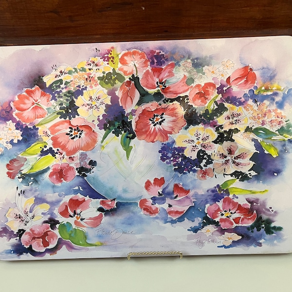 Vintage Cork Placemats Set Etsy