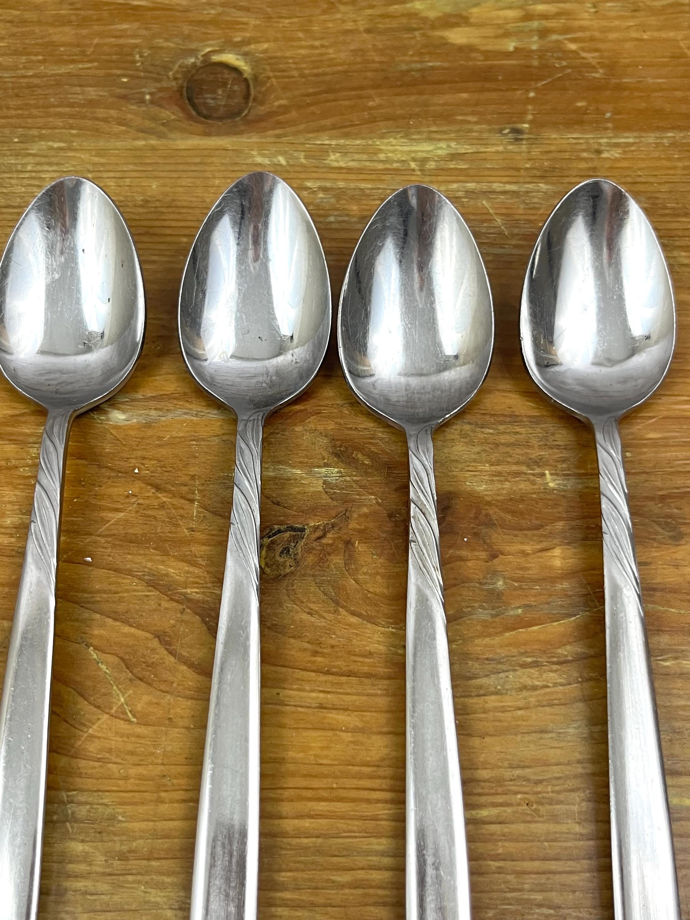 Vintage Stainless Steel Ice Tea Spoons Japan Made Set of 4 - Etsy