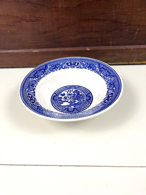 Blue willow cereal bowls hotsell