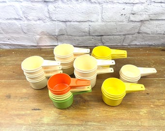 Vintage Tupperware Measuring Cups Sold Singly See drop down menu for colors and quantities