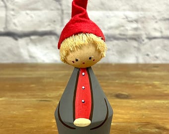Vintage Tomte Swedish House Elf Swedish Folklore Decor