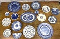 Vintage Antique Blue White Transferware Plates Decorative Wall Plates Mix and Match Plates SOLD INDIVIDUALLY READ Description