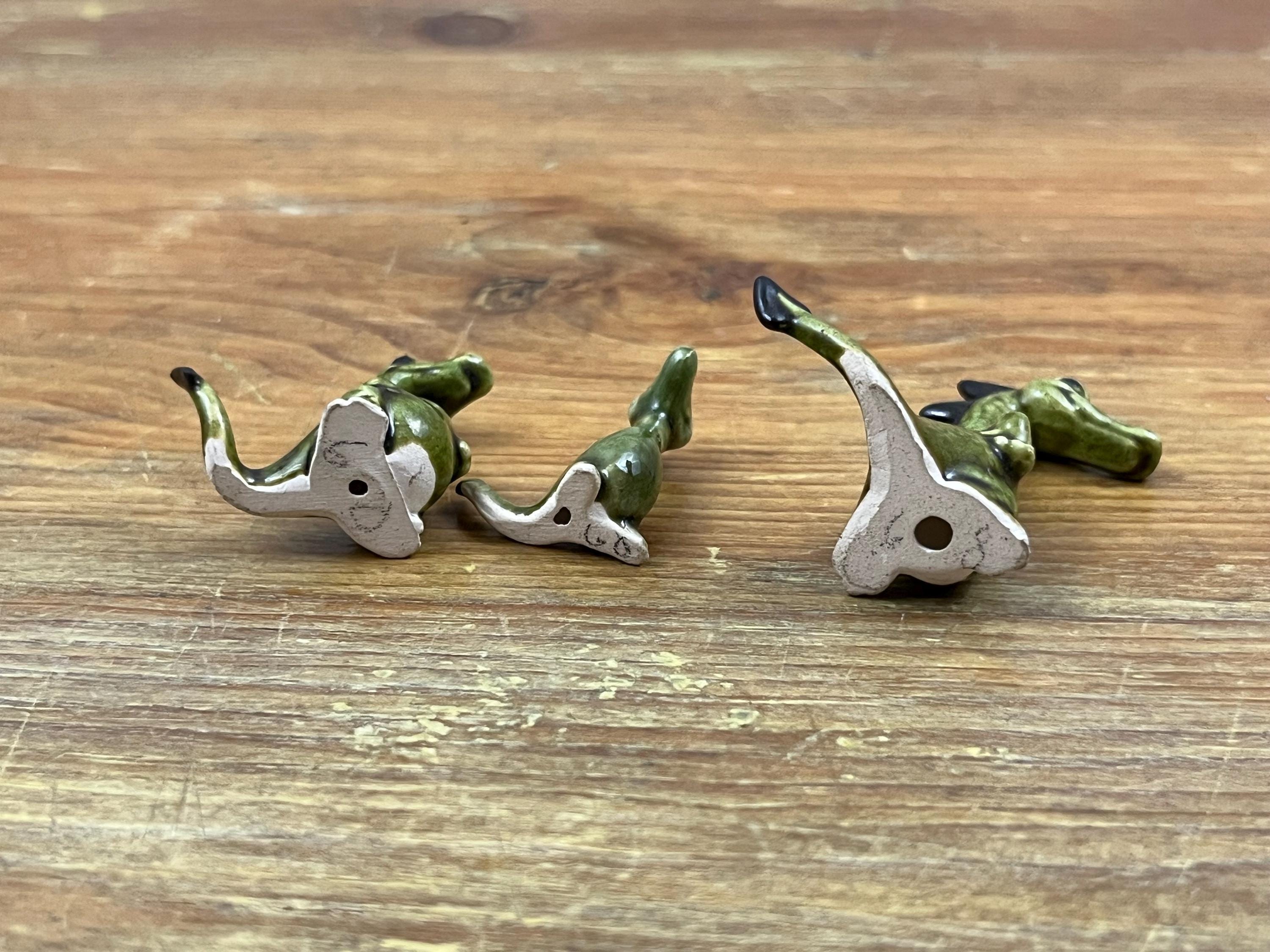 Vintage Hagen Renaker Dragon Trio Family Group Mini Mystical