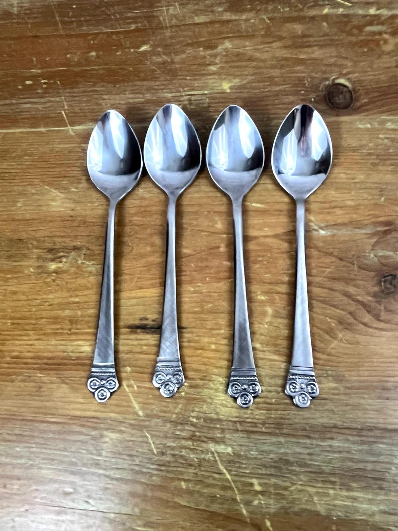 Vintage edgemont Stainless by National Stainless Flatware Teaspoons