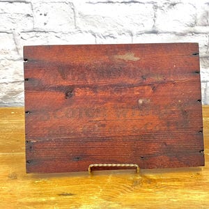 &quot;Vintage Holz-Getränkekiste &quot;&quot;Scotch Whisky&quot;&quot; John Gillon and Co Ltd. Produkt aus Scotland Est. 1817 Barware Man Höhle Rustikales Cabin Decor