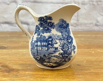 Vintage "Tonquin Blue" Mini Creamer Royal Staffordshire
