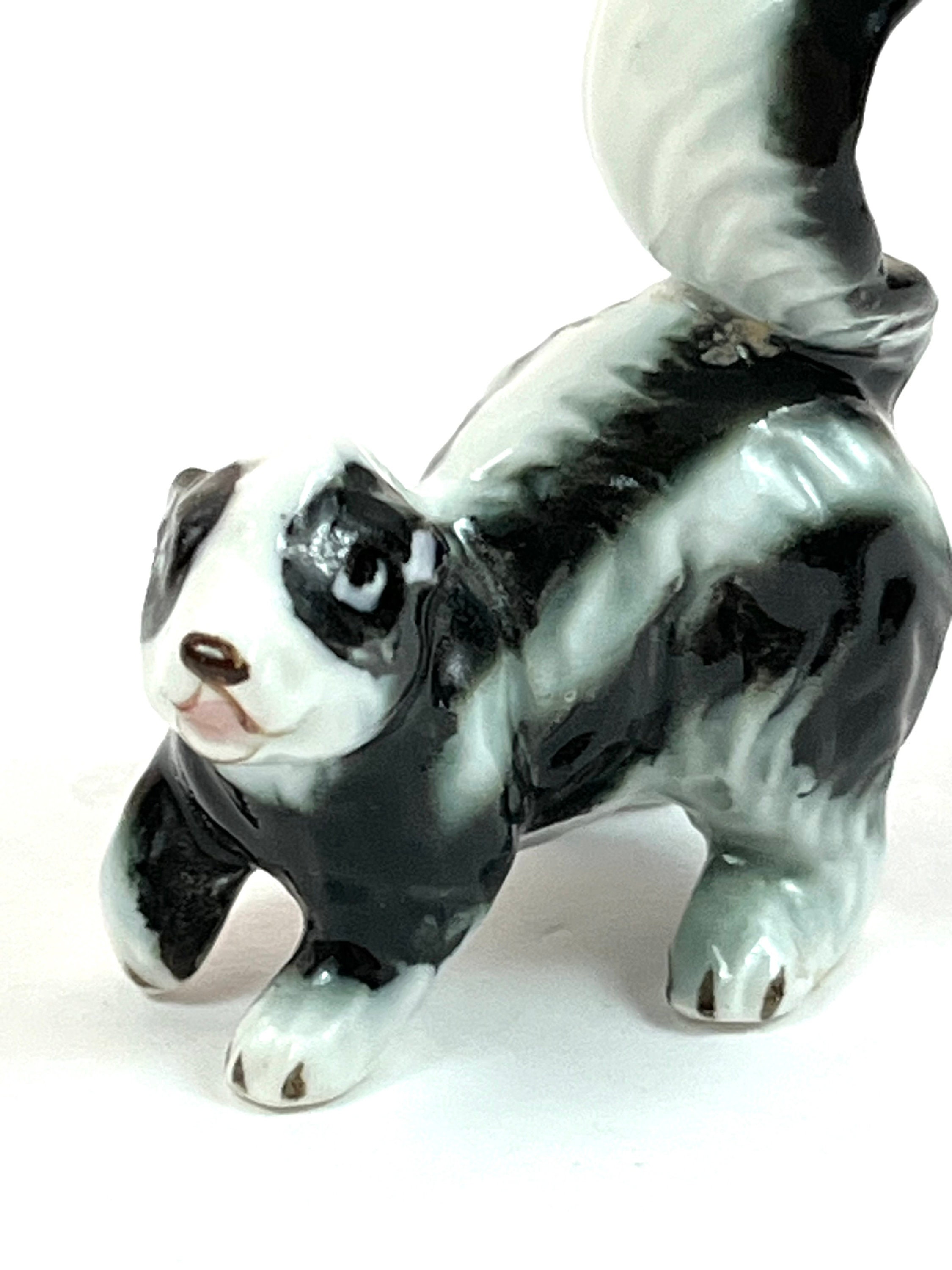 Vintage Skunk Figurine - Etsy