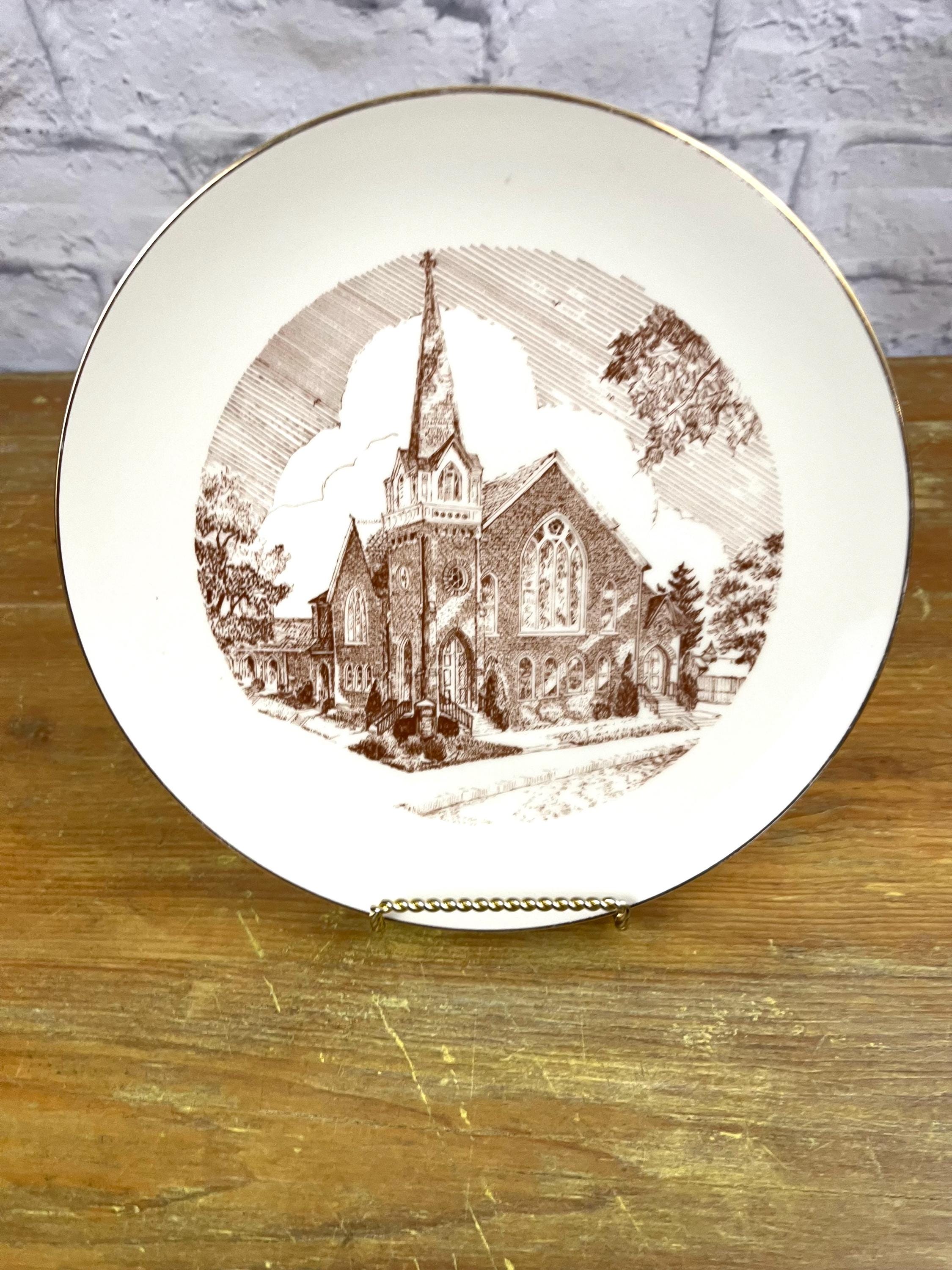 Vintage Church Plates - Etsy