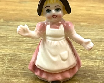 Vintage "Jill"  from Jack & Jill Figurine Porcelain Nursery Rhymes Keepsake