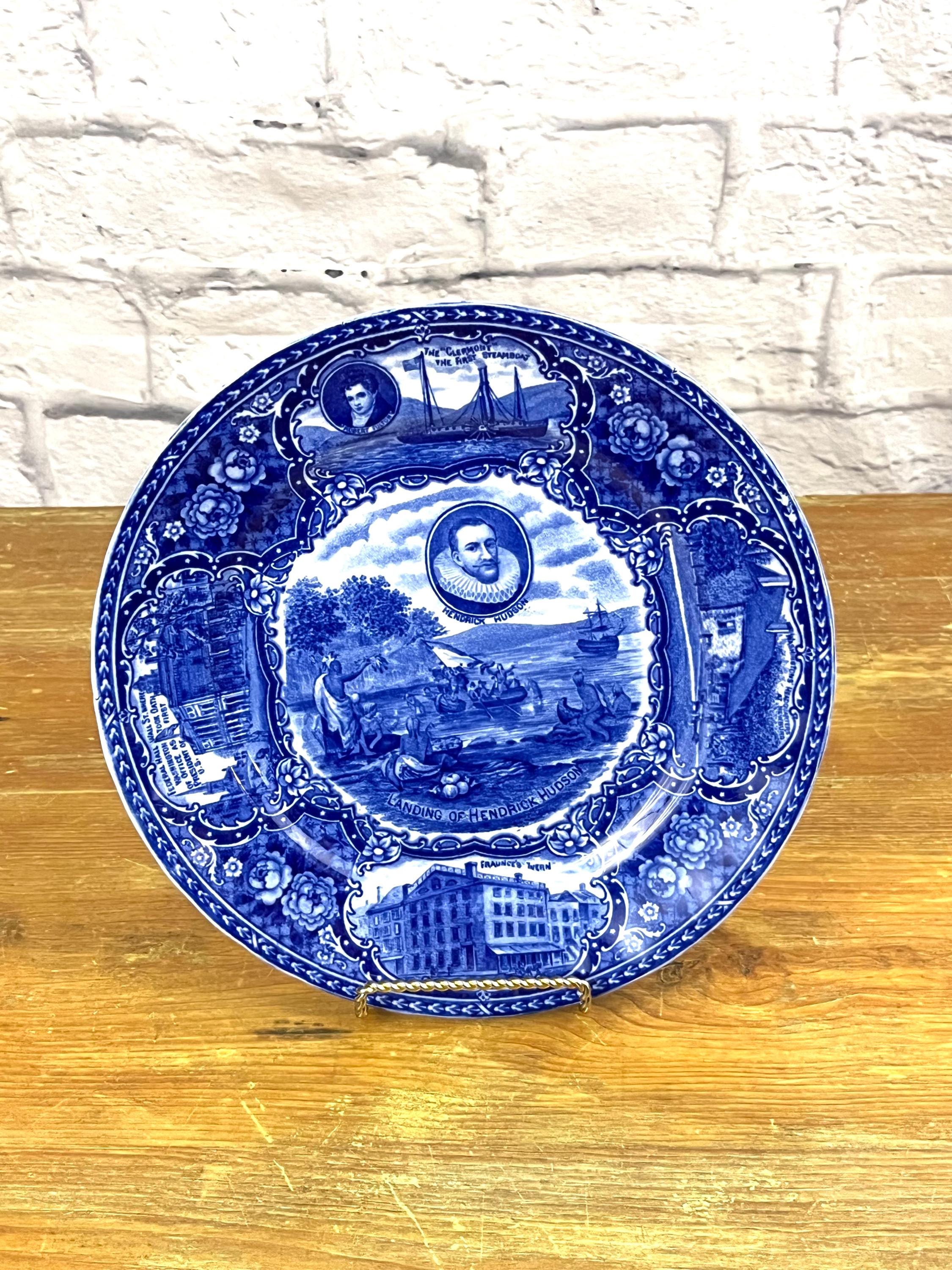 Historical Blue Staffordshire Washington - Etsy