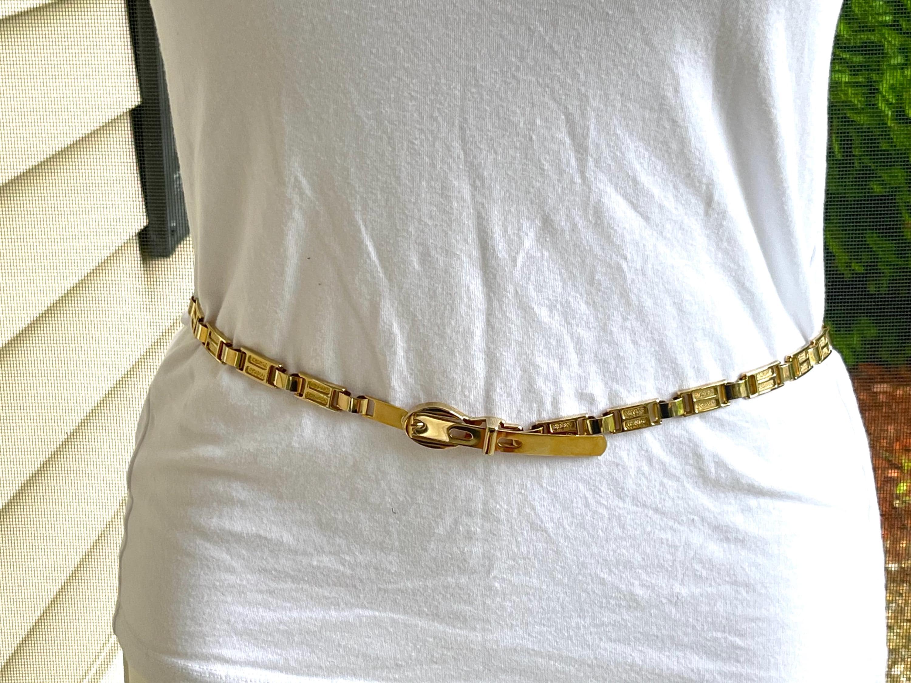 Gold Tone Link Belt - Etsy