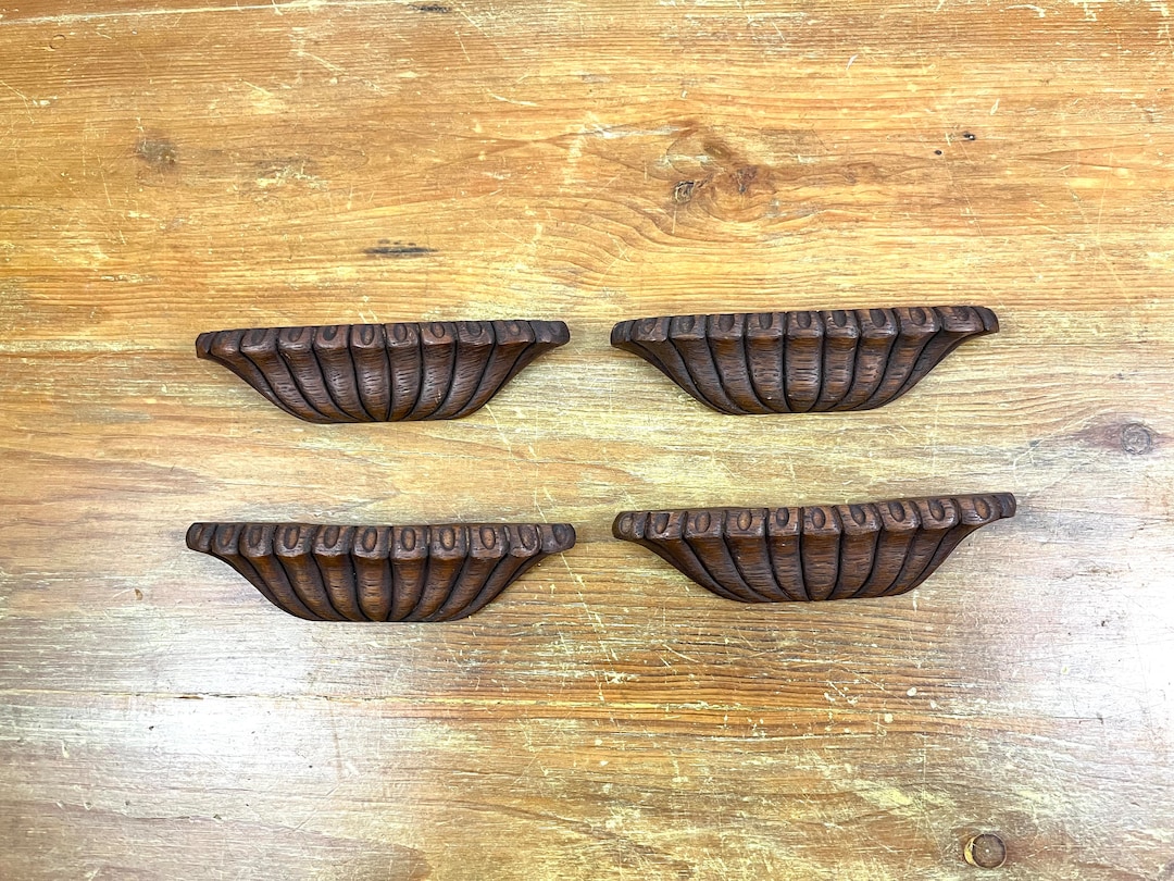 Vintage Wood Drawer Pulls