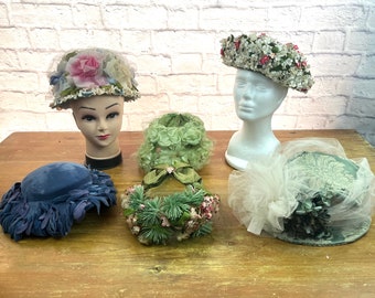 Fun 50s Hats! Kentucky Derby Days Tea Party Halloween Costumes Fun Bunko Hat themed part parties Ladies Luncheons Sold Individually