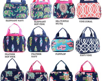 pink pineapple lunch bag