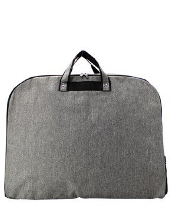 Canvas Stone Wash Garment Bag With Free Monogram 