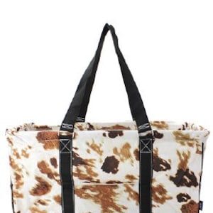 Canvas Cow All Purpose Large Utility Bag  with free monogram