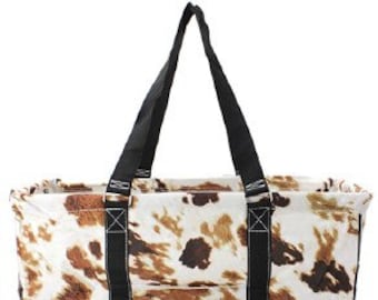 Canvas Cow All Purpose Large Utility Bag  with free monogram